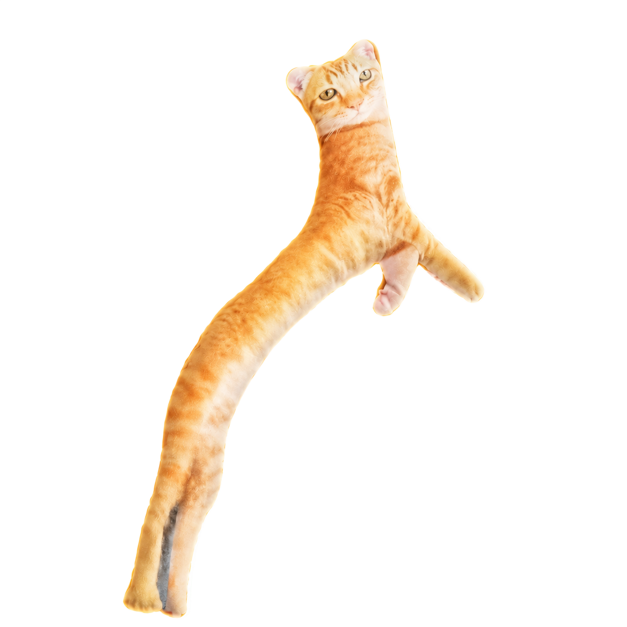 Pillow Cat, a very long plush cat